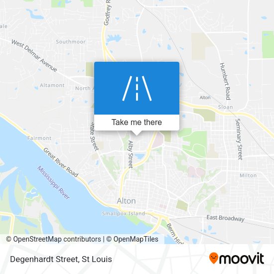 Mapa de Degenhardt Street