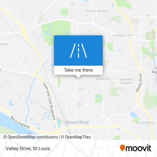 Mapa de Valley Drive