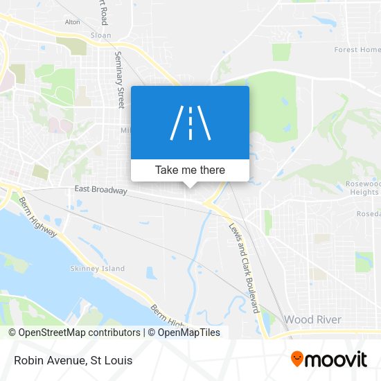 Mapa de Robin Avenue