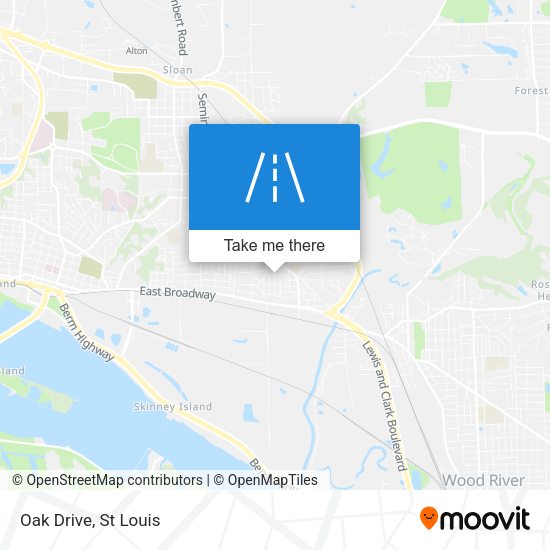 Mapa de Oak Drive
