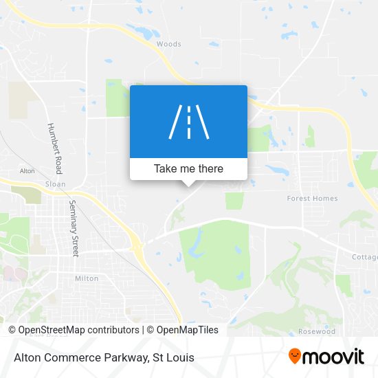 Alton Commerce Parkway map