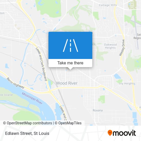 Mapa de Edlawn Street