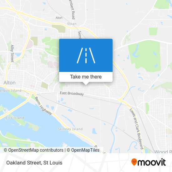 Mapa de Oakland Street
