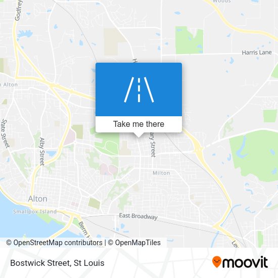Mapa de Bostwick Street