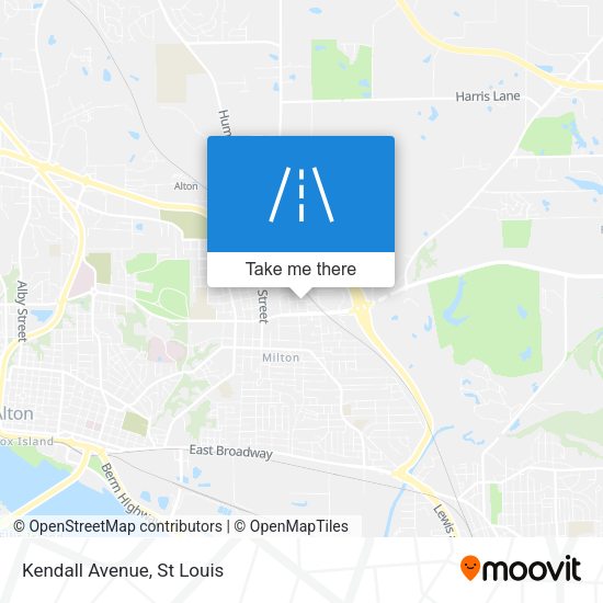 Mapa de Kendall Avenue