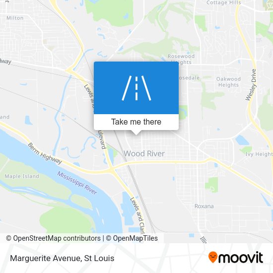 Mapa de Marguerite Avenue