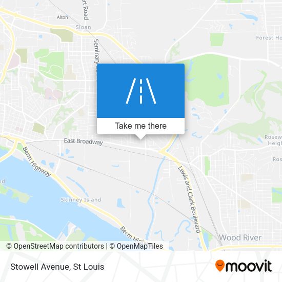 Stowell Avenue map