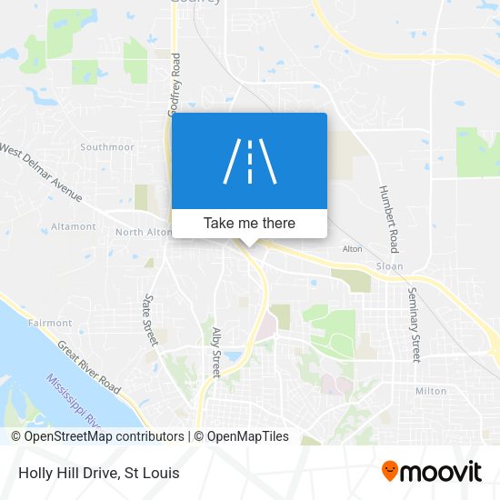 Mapa de Holly Hill Drive
