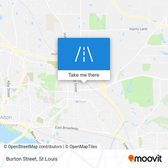 Mapa de Burton Street