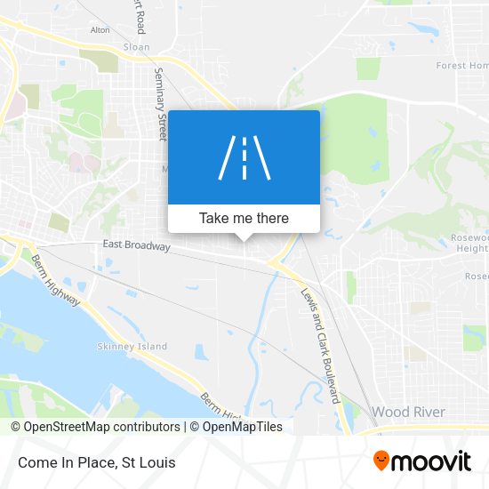 Mapa de Come In Place