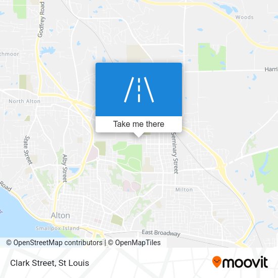 Mapa de Clark Street