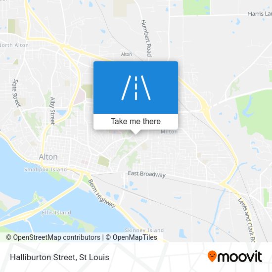 Mapa de Halliburton Street