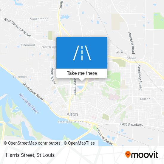 Mapa de Harris Street