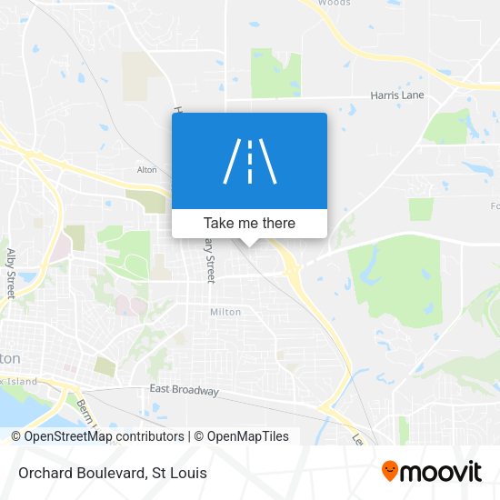Mapa de Orchard Boulevard