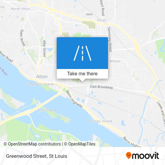 Mapa de Greenwood Street