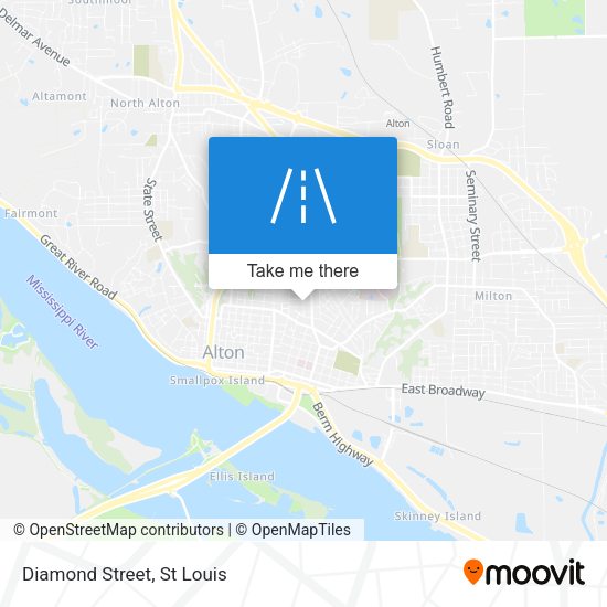 Mapa de Diamond Street