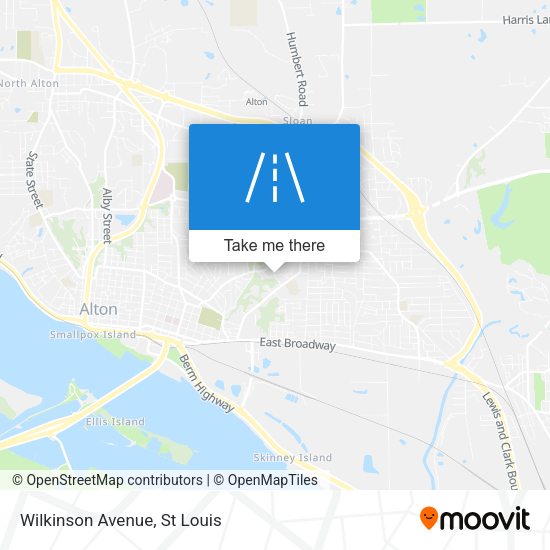 Mapa de Wilkinson Avenue