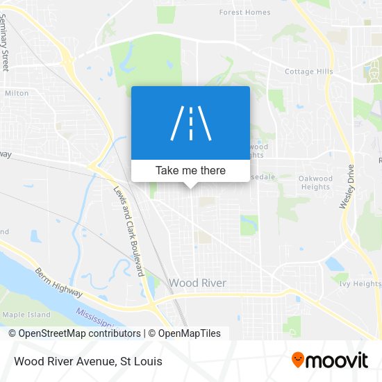 Mapa de Wood River Avenue