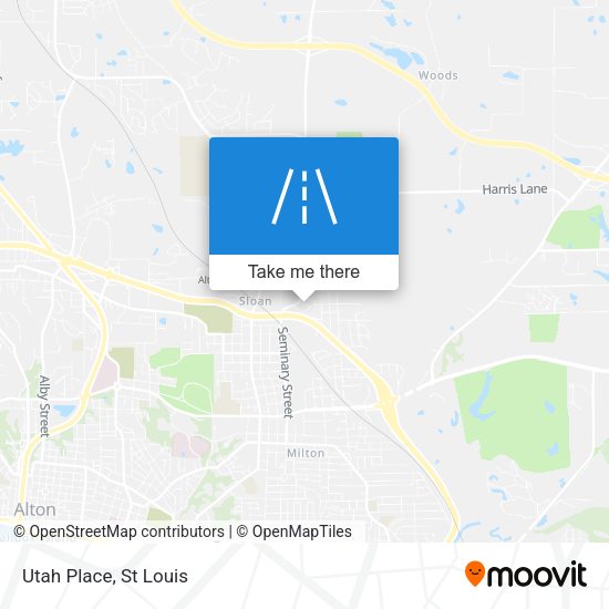 Mapa de Utah Place
