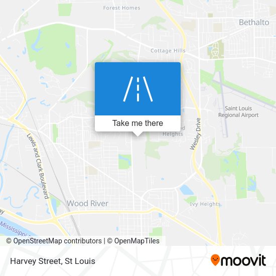 Mapa de Harvey Street