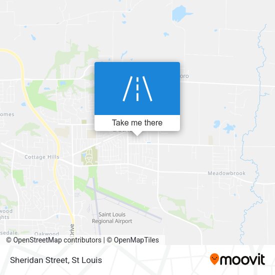 Mapa de Sheridan Street