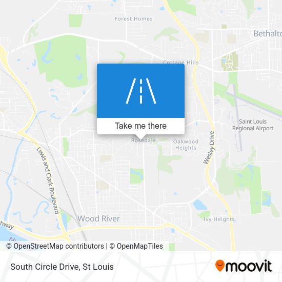 South Circle Drive map