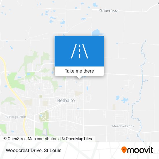 Woodcrest Drive map