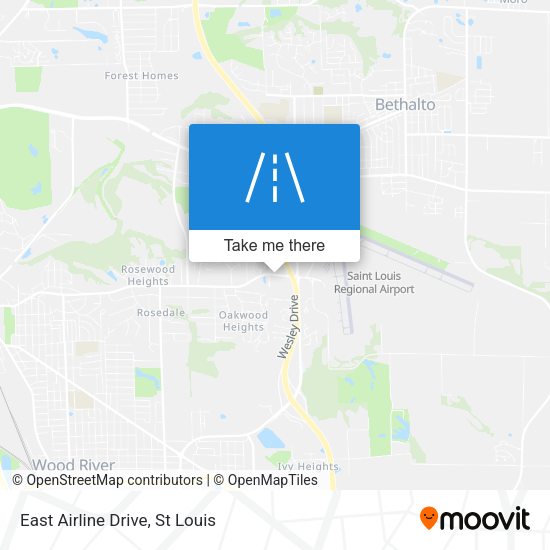 Mapa de East Airline Drive