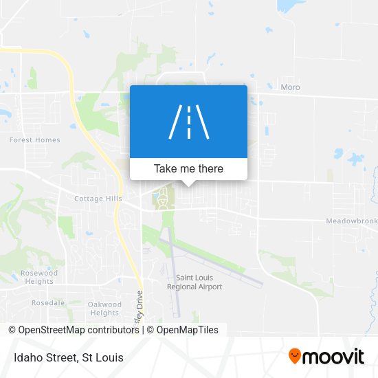 Mapa de Idaho Street