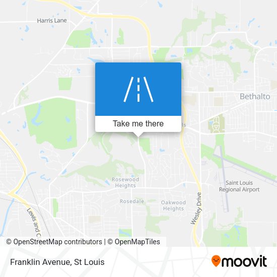 Mapa de Franklin Avenue
