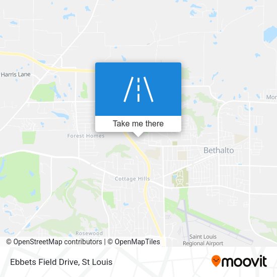 Ebbets Field Drive map