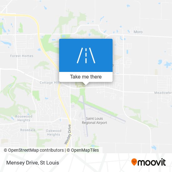 Mensey Drive map