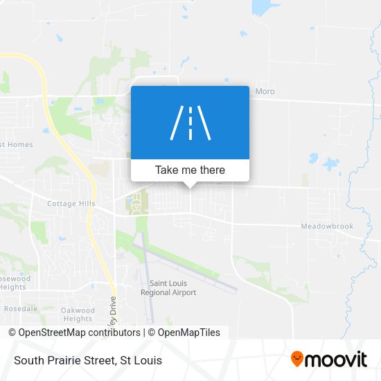 Mapa de South Prairie Street