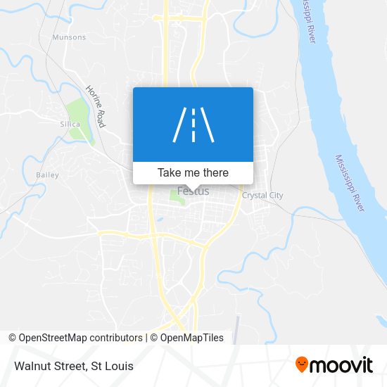 Mapa de Walnut Street