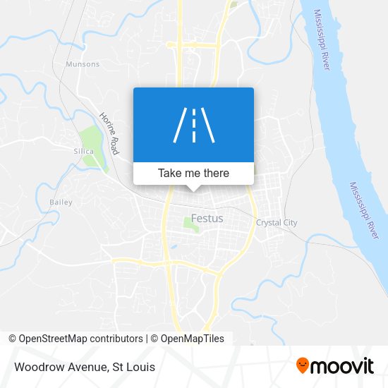 Mapa de Woodrow Avenue