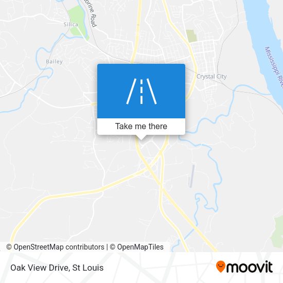 Mapa de Oak View Drive