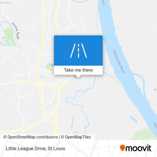 Little League Drive map