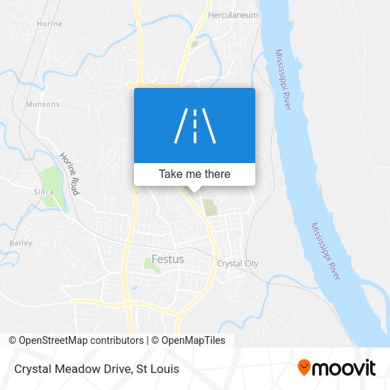 Crystal Meadow Drive map