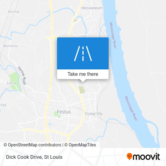 Mapa de Dick Cook Drive