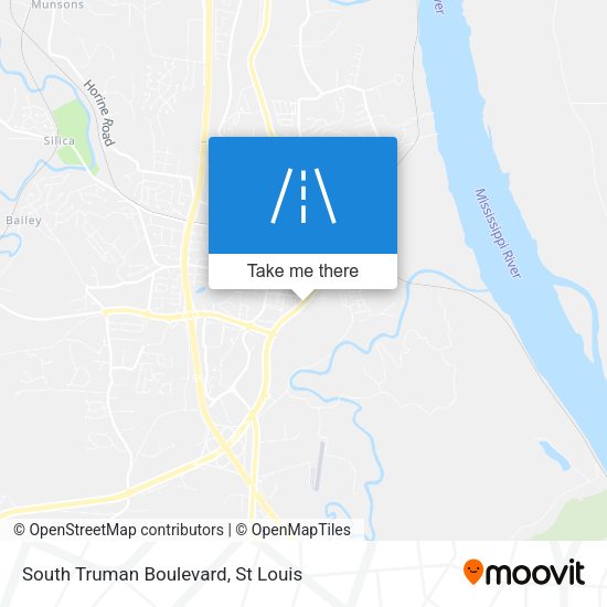 South Truman Boulevard map