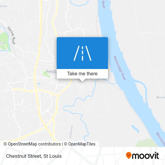Mapa de Chestnut Street