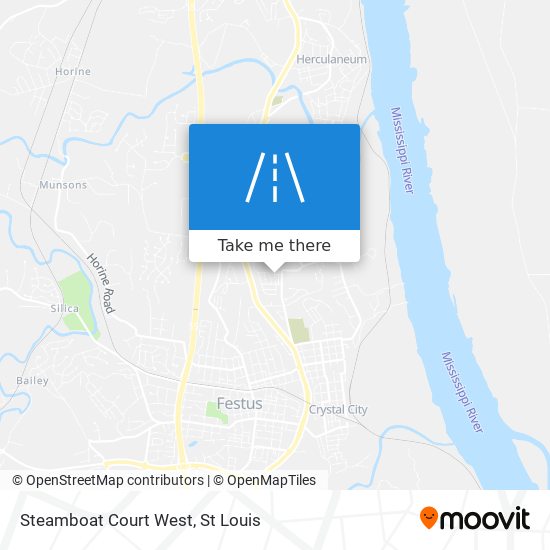 Steamboat Court West map