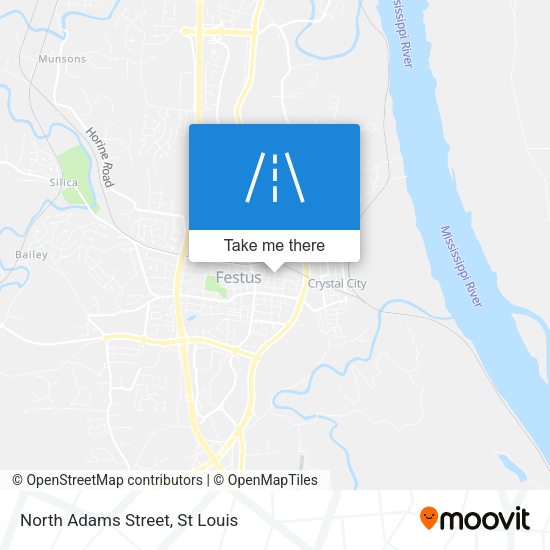 North Adams Street map