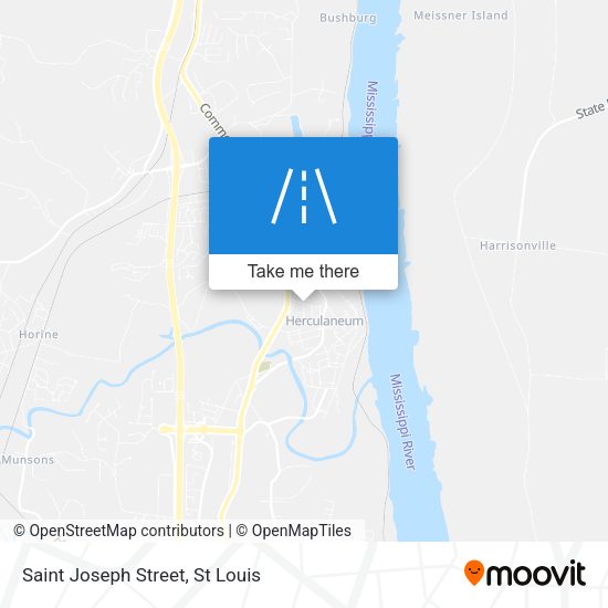Saint Joseph Street map