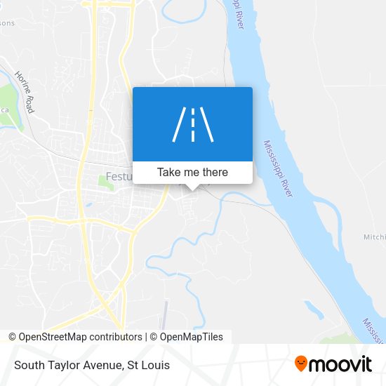 South Taylor Avenue map