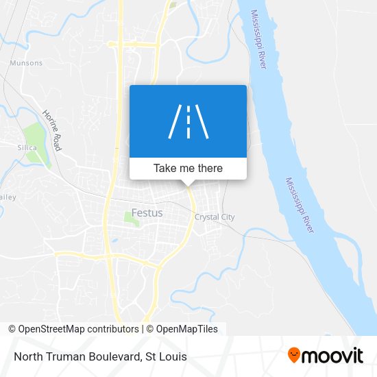 North Truman Boulevard map