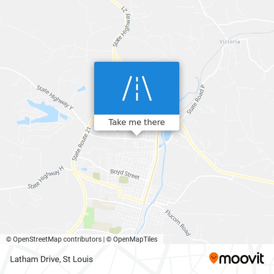 Latham Drive map