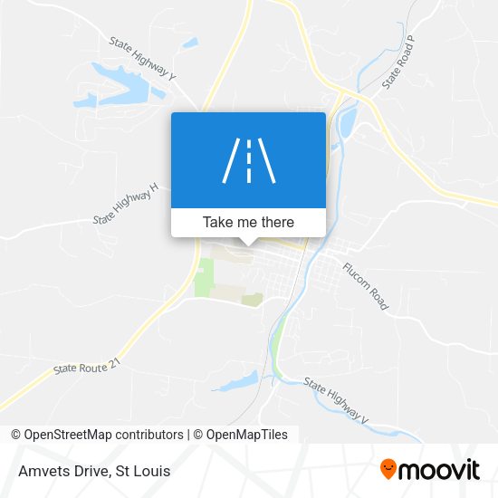 Mapa de Amvets Drive