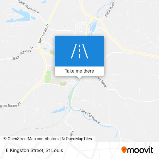 Mapa de E Kingston Street