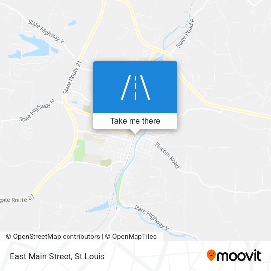 Mapa de East Main Street